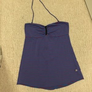 Adorable Roxy top, can be made strapless!